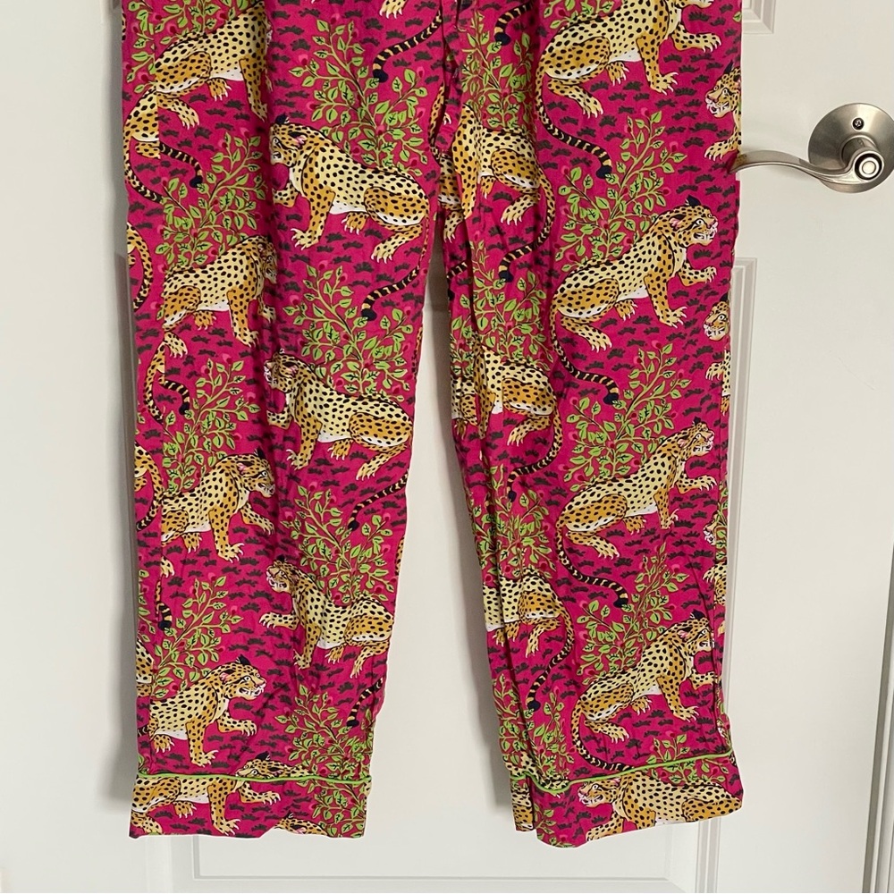 Printfresh Pink Leopard Print Pants - image 6